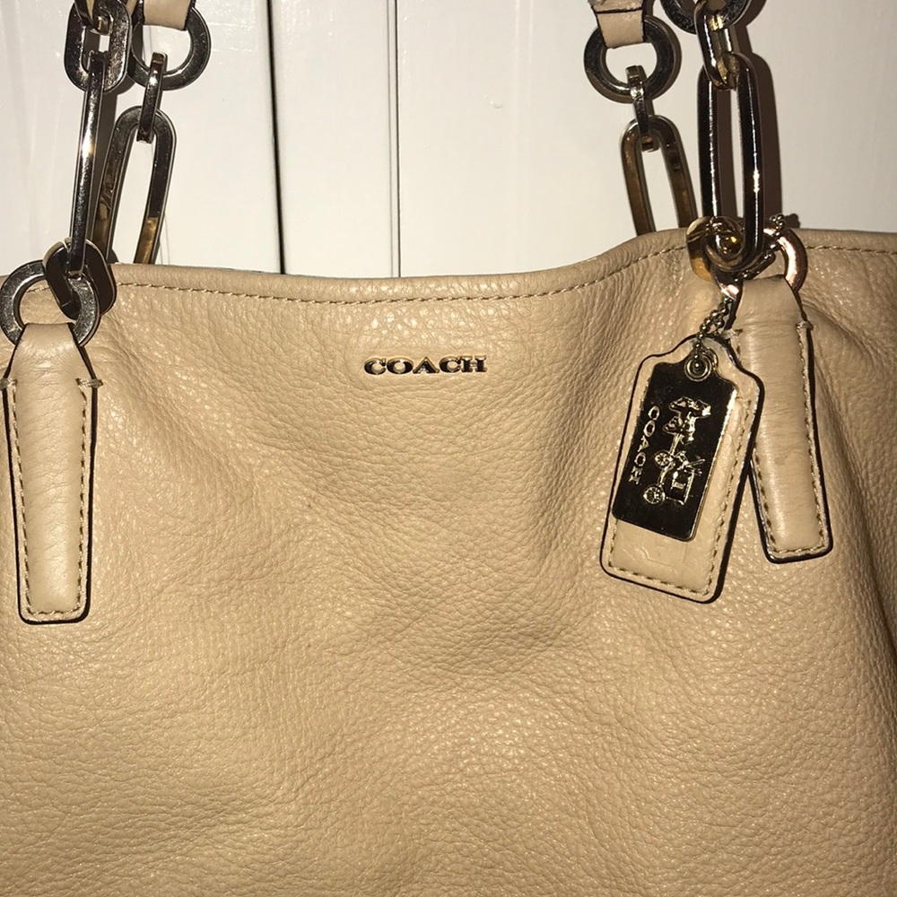 Coach Madison Leather North South Tote 26225